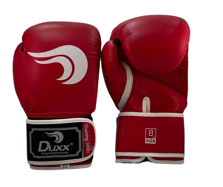 GUANTE BOX DUXX (8 OZ) PU ROJO