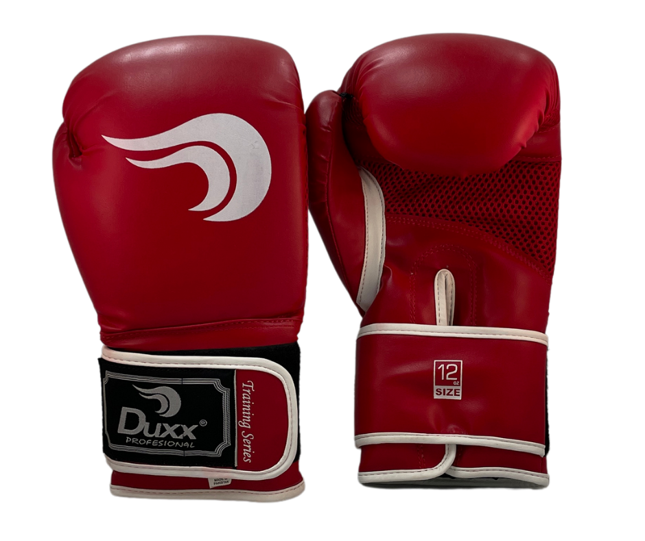 GUANTE BOX DUXX (12 OZ) PU ROJO