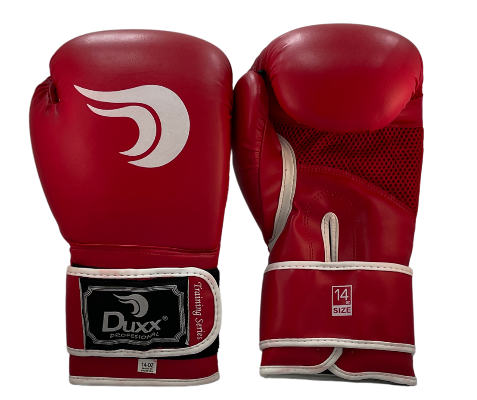 GUANTE BOX DUXX (14 OZ) PU ROJO