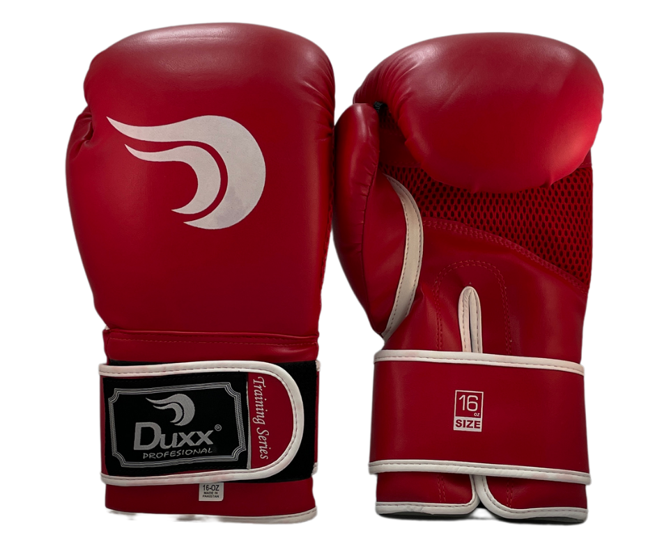 GUANTE BOX DUXX (16 OZ) PU ROJO