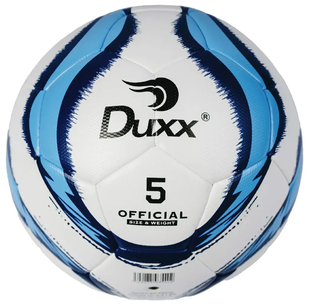 BALON FUTBOL DUXX HIBRIDO BCO/AZL BASIC #5