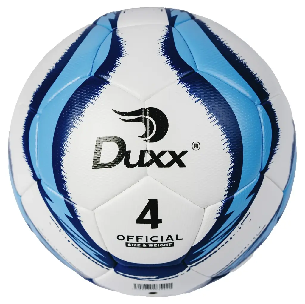 BALON FUTBOL DUXX HIBRIDO BCO/AZL BASIC #4