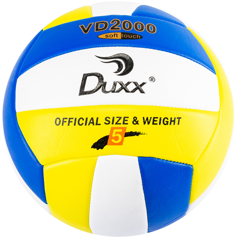 BALON VOLLEY BALL DUXX PVC #5 AMA/BCO/AZUL IMP