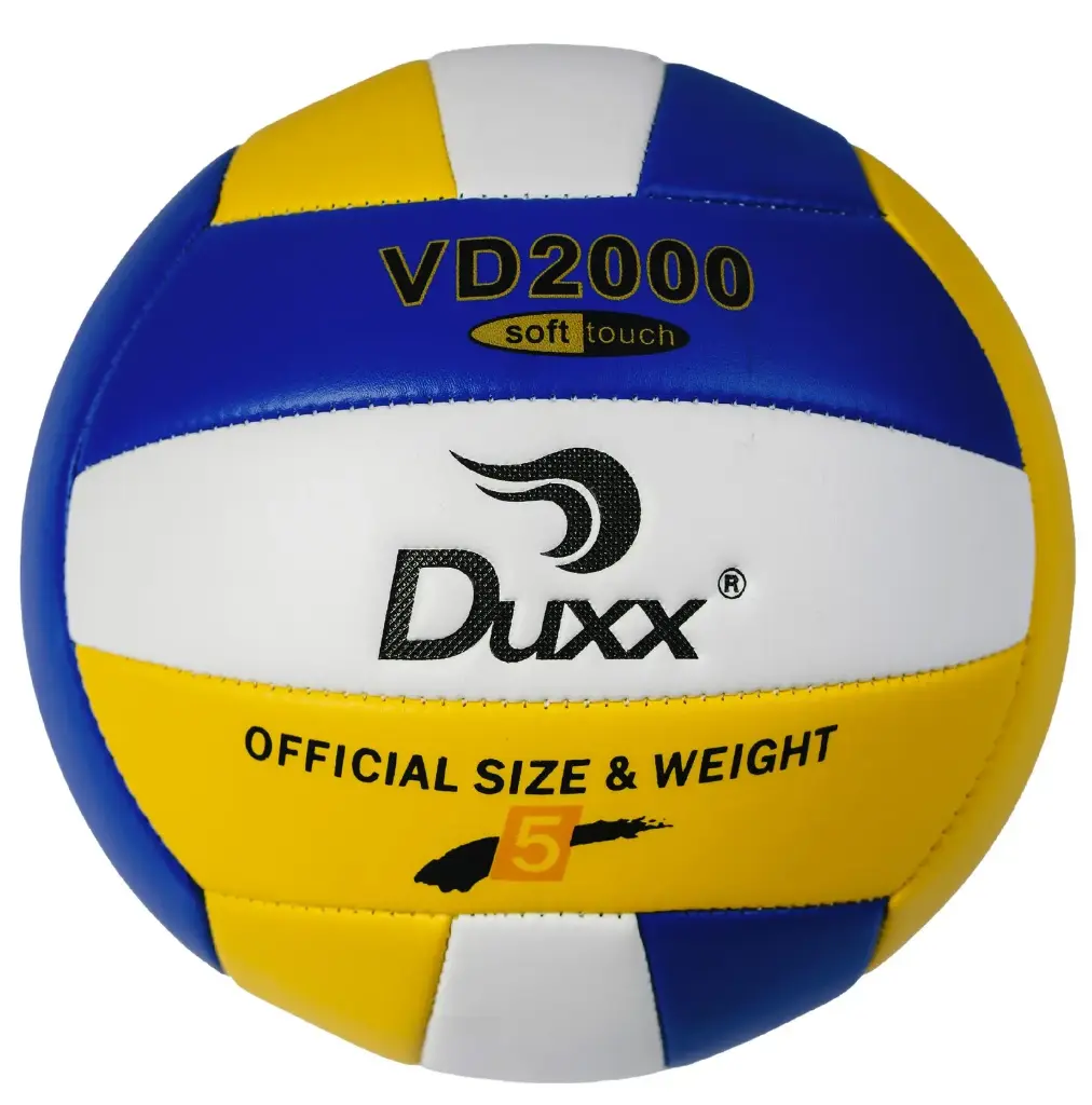 BALON VOLLEY BALL DUXX PVC #5 AMA/BCO/AZUL IMP