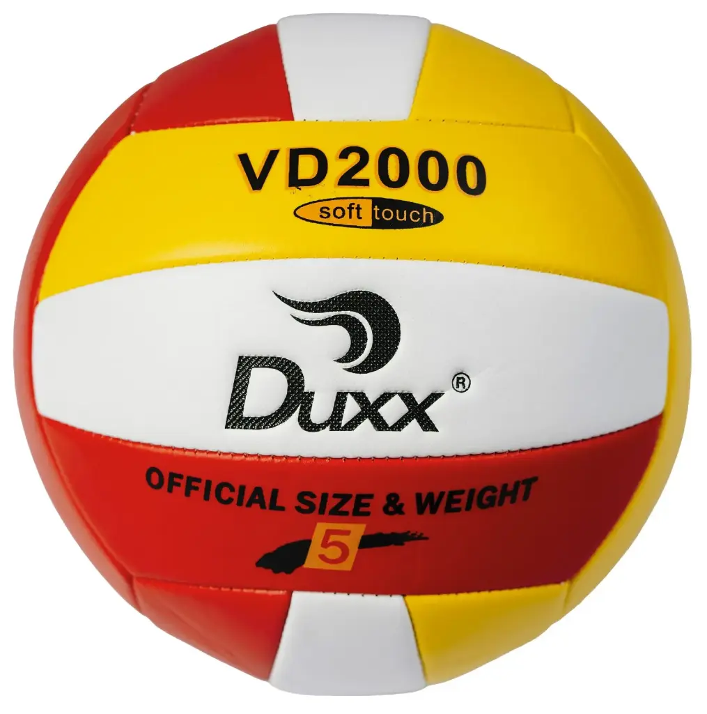 BALON VOLLEY BALL DUXX PVC #5 AMA/BCO/ROJO IMP