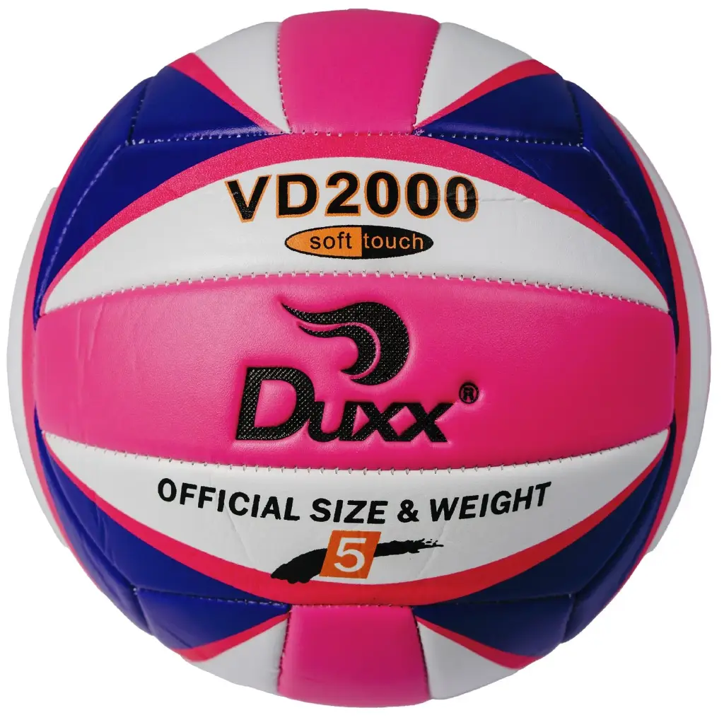 BALON VOLLEY BALL DUXX PVC #5 ROSA/BCO IMP