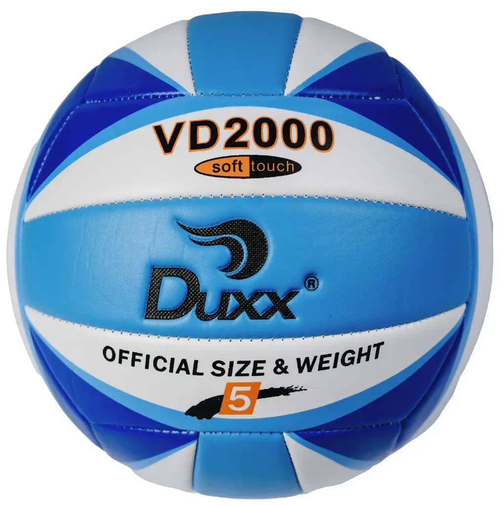 BALON VOLLEY BALL DUXX PVC #5 AZUL/BCO IMP