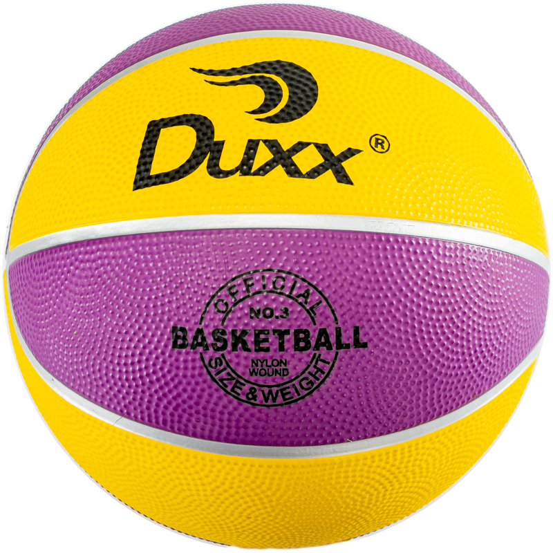 BALON BASKET BALL DUXX HULE MOR/AMA #3 IMP