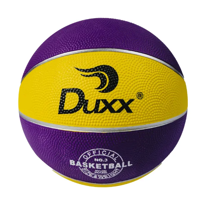 BALON BASKET BALL DUXX HULE MOR/AMA #3 IMP