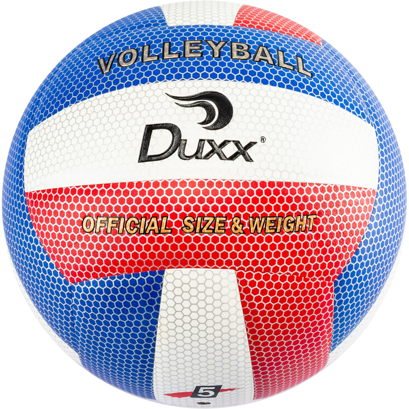 BALON VOLLEY BALL DUXX PU #5 BCO/AZUL/ROJO