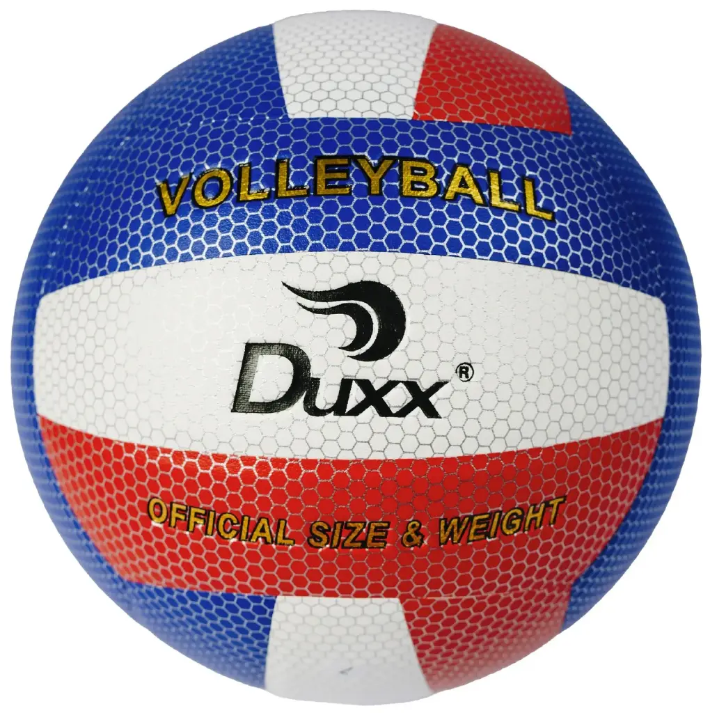 BALON VOLLEY BALL DUXX PU #5 BCO/AZUL/ROJO