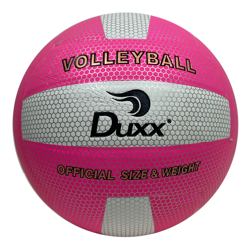 BALON VOLLEY BALL DUXX PU #5 ROSA/BCO