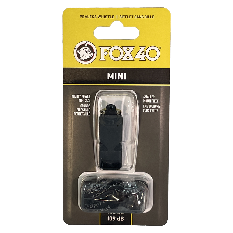 SILBATO FOX MINI CON CORDON NEGRO