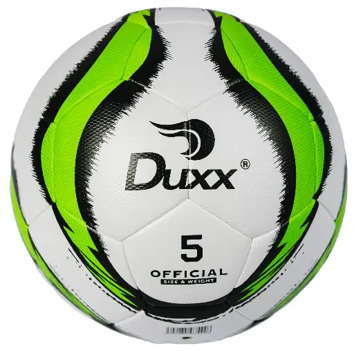 [DFHT-MAX503] BALON FUTBOL DUXX HIBRIDO BCO/VDE BASIC #5