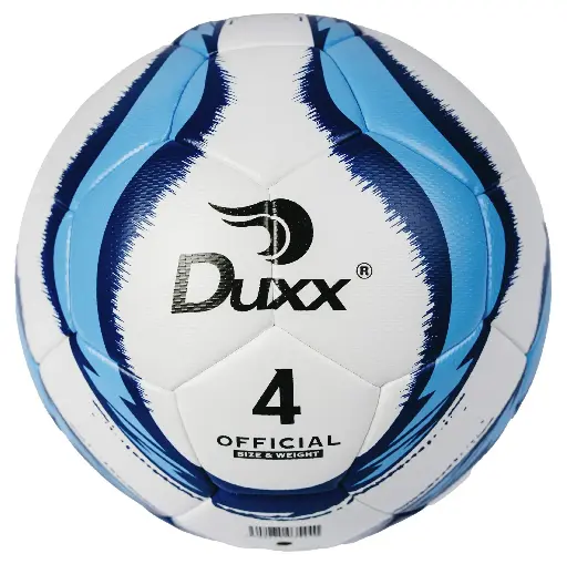 [DFHT-MAX401] BALON FUTBOL DUXX HIBRIDO BCO/AZL BASIC #4