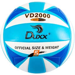 [0232-7] BALON VOLLEY BALL DUXX PVC #5 AZUL/BCO IMP