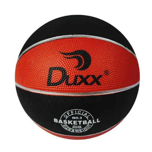 [0367-2 SRB031] BALON BASKET BALL DUXX HULE ROJ/NGO #3 IMP