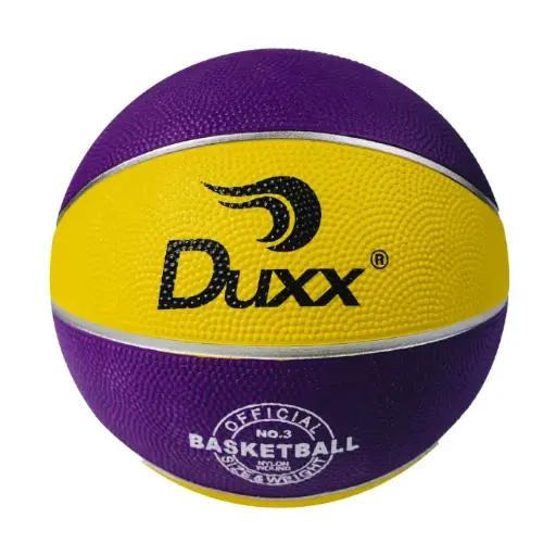 [0367-3 SRB005] BALON BASKET BALL DUXX HULE MOR/AMA #3 IMP