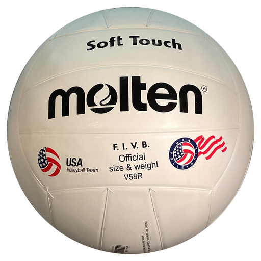 [1640] BALON VOLLEY BALL MOLTEN V58R CLASICO HULE BCO #5